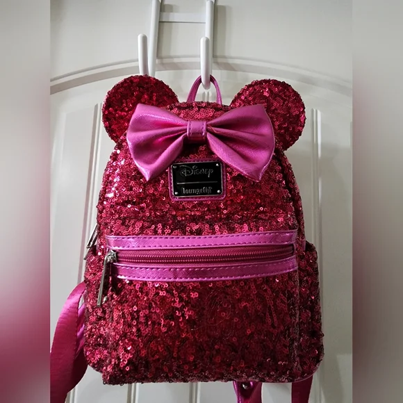 Magenta sequin Loungefly - Picture 2 of 6